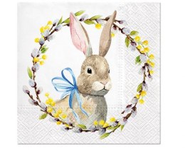 Serwetki PAW wzorzyste 20szt. Rabbit with Catkins 33x33 cm | SDL121600