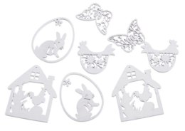 Ażurowe wykrawanki wielkanocne 4cm - 6cm 8szt. | 173CANG3010