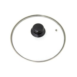 Szklana pokrywa z gałką 20cm | 1065