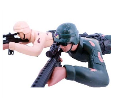 Żołnierz czołgający się 15x37cm | AK020