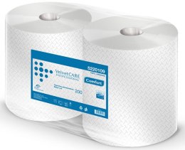 Czyściwo przemysłowe Velvet Professional 2 warstwowe 800 Listków 200m białe