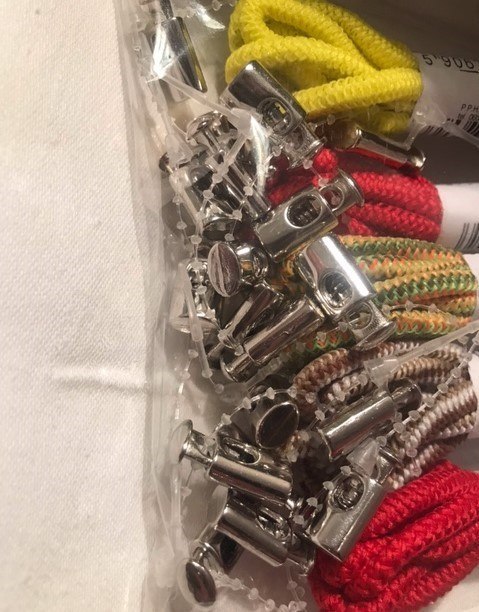 Sznurowadła 5 par 60cm bez zawiązywania mix kolorów