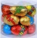 Czekoladki jajka kolorowe 20 g tuba 20 szt