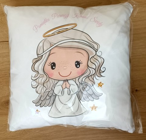 Poduszka Komunia Święta dziewczynka
