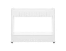 Półeczka kuchenna mobilna na kółkach biała 00011847