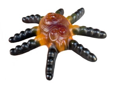 Żelki TARANTULE owocowe Halloween Trolli 75szt. x 13g