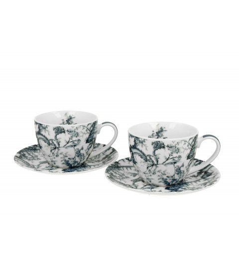 Komplet filiżanek ze spodkami 280ml ORIENT BLUE