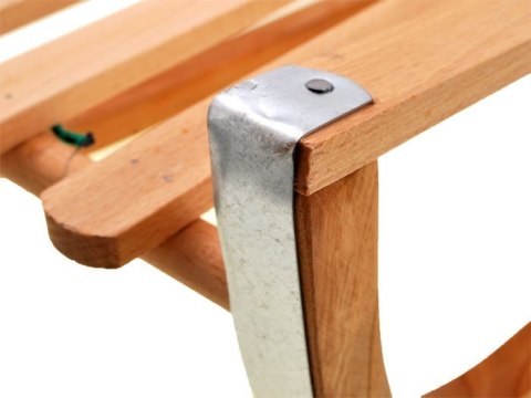 Drewniane polskie SANKI z oparciem pchaczyk | SP0370