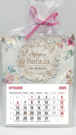 Kalendarz 2025 Najlepsza Babcia na świecie