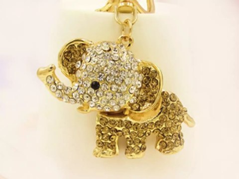 Przywieszka do torebki breloczek do kluczy - słoń | 139-0747