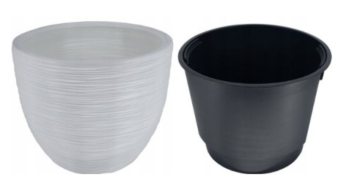 Doniczka FURU biały 35cm