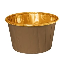 Papilotki muffinki babeczki 50 x 40mm foremki złoty brąz 50szt.