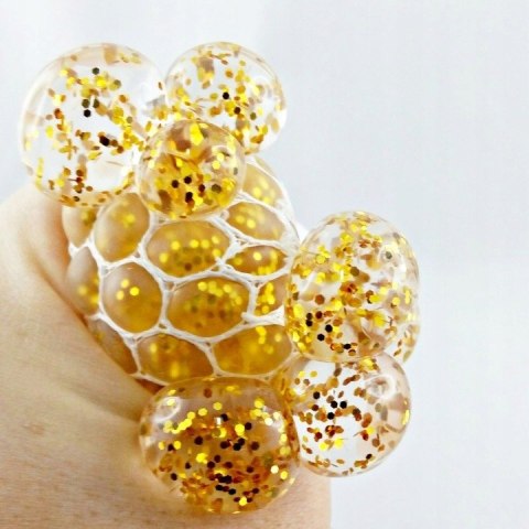 Gniotek winogron z brokatem 12szt. c5756