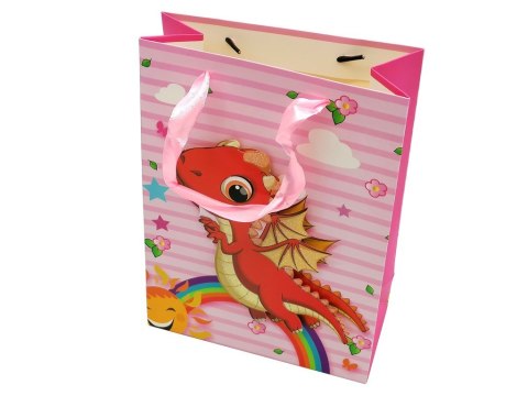 Torba prezentowa 3D DINOZAUR 18 x 24 x 8,5cm