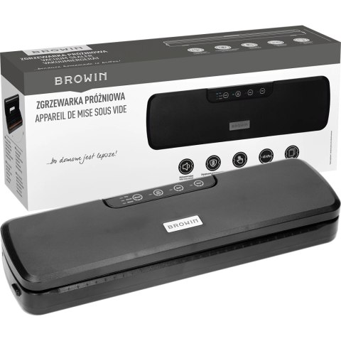 Zgrzewarka próżniowa - wielofunkcyjna czarna | 320623