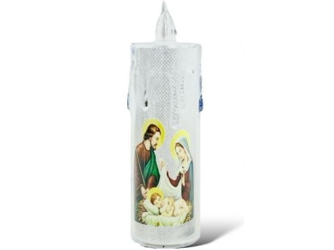 Świeczka led / wkład do zniczy 12cm - mix wzorów 690107