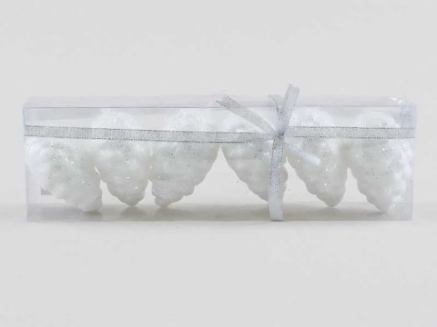 Bombka zawieszka styropian 6szt SZYSZKA TG37232