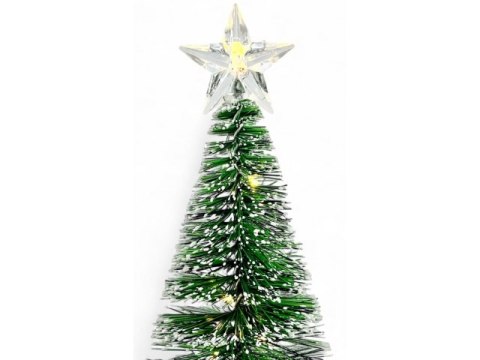 Choinka dekoracyjna 19cm - 3 kolory 7208