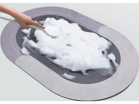 Mata łazienkowa szybkoschnąca dywanik chłonny antypoślizgowy do łazienki wc 27166