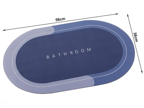 Mata łazienkowa szybkoschnąca dywanik chłonny antypoślizgowy do łazienki wc 27166