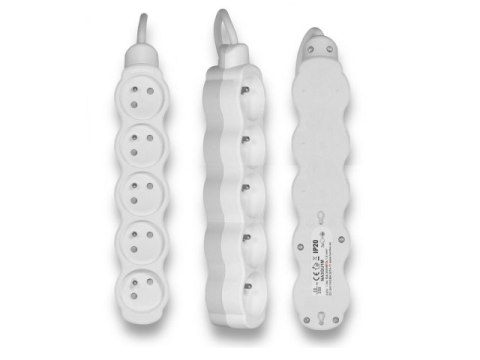 Przedłużacz 1,5m / 5 gniazdka z uziemieniem p5gu1m