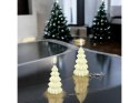 Świeczka led choinka imitacja wosku - 12cm 7309