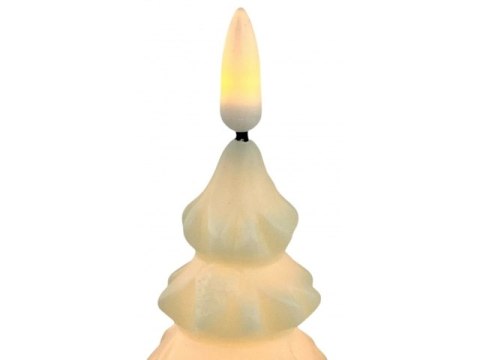 Świeczka led choinka imitacja wosku - 12cm 7309