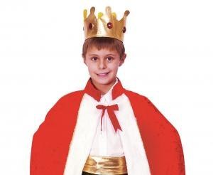 Zestaw dla dzieci peleryna Króla (peleryna, korona) rozm.120/130 cm SL-PE12