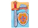 Zestaw dla rycerza piankowa tarcza miecz piankowy godło Lilia ZA5315