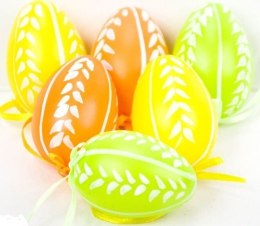 Dekoracja wielkanocna jajka 6 szt.5237 Wie-0227