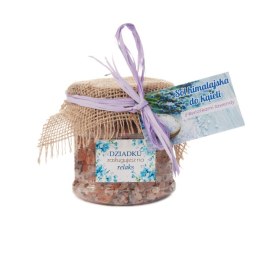 Himalajska sól do kąpieli z kwiatkami lawendy 