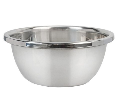 Miska stalowa srebrna 24 x 9cm MXA-102