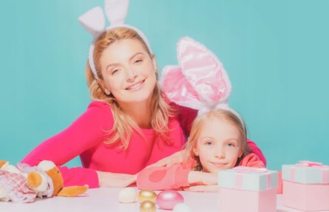 Naklejki Wesołego Alleluja średnica 55 mm - 12 szt