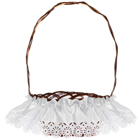 Serwetka atłasowa zdobiąca koszyczek D0906