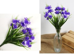 Bukiet 2szt sztuczny ŁUBIN z trawą 34 cm 5 łodyg FIOLETOWY MZ-084A