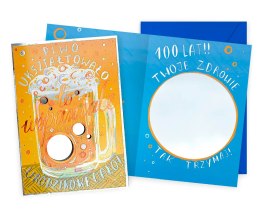 Karnet Urodziny (piwo, lusterko) DK-1219