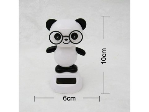 Kiwaczek solarny panda w okularach 751219