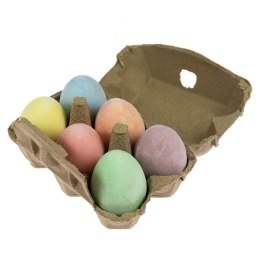 Kolorowa kreda w kształcie jajek w wytłoczce (6 szt.) WN3568