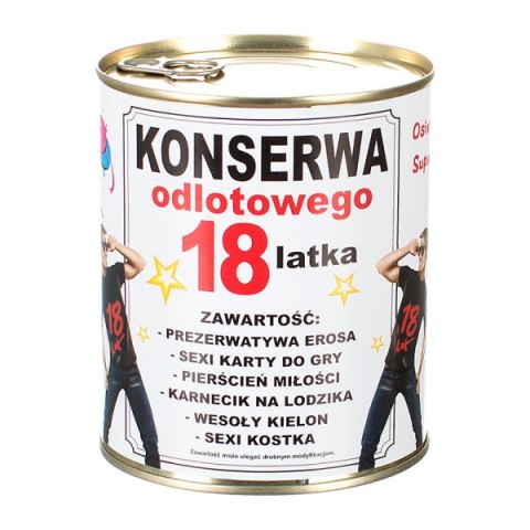 Konserwa Odlotowego 18-latka biała