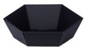 Kosz prezentowy kartonowy 10szt. 36 x 11 x 7cm 6-kątny CZARNY GM-KC-5