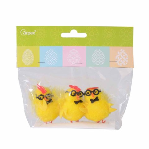 Kurczaki w okularach 3 szt. YX5938