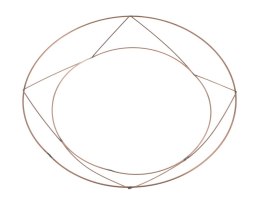 Obręcz - metalowa baza florystyczna 30,5cm⌀ x 2mm. 23CAN7511-03