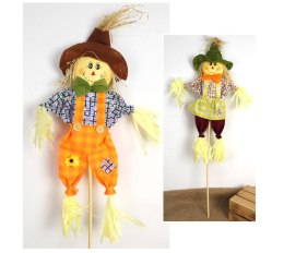 Ozdoba STRACH NA WRÓBLE materiałowy na piku 85 x 40 cm mix SN55484