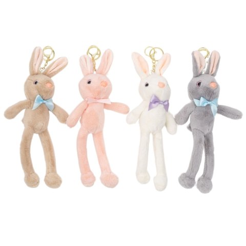 Brelok pluszowy królik 28cm B-2552