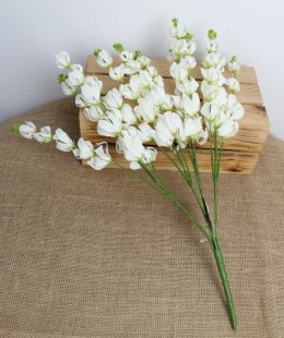 Bukiet 2szt ŁUBIN wys. 49 cm 4 łodygi (kwiat 20 x 5 cm) BIAŁY MZ-031A