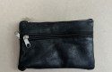 Etui na klucze drobne 12x9cm czarne skórzane 9.2