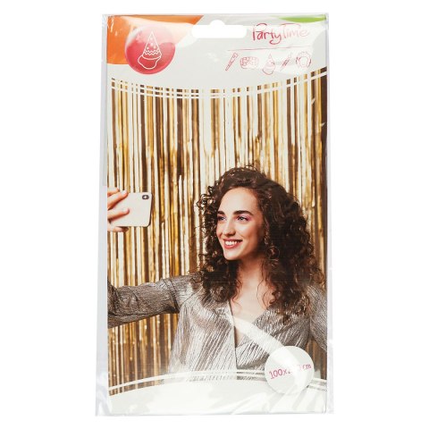 Fotościanka kurtyna party złota HF3584ZLO-5849