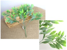 Gałązka 2szt liści ala KAKTUS wys. 38 cm 5 łodyg ZIELONY CIENIOWANY MD-073A