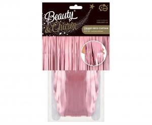 Kurtyna matowa B&C różowa 100 x 200 cm SH-KMRO