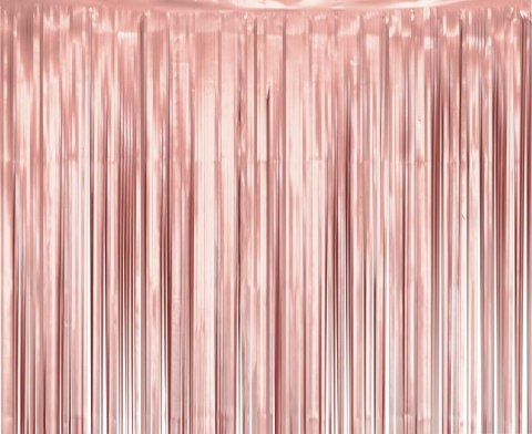 Kurtyna matowa B&C różowo-złota 100 x 200 cm SH-KMRZ